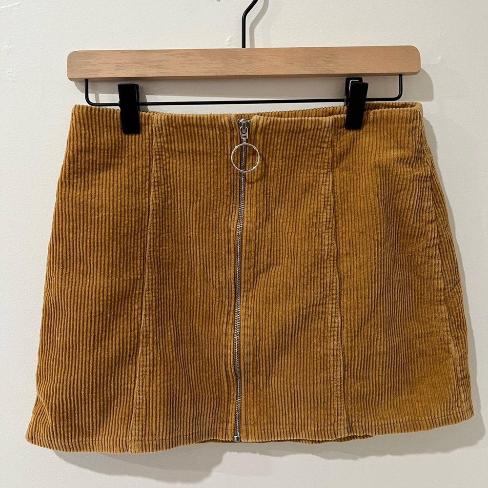 Mini Skirt Orange/Tan